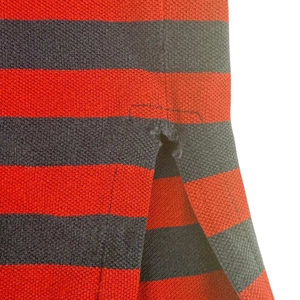 Polo Ralph Lauren Vintage XL Striped Polo Shirt Red Navy Blue Yellow Pony Logo